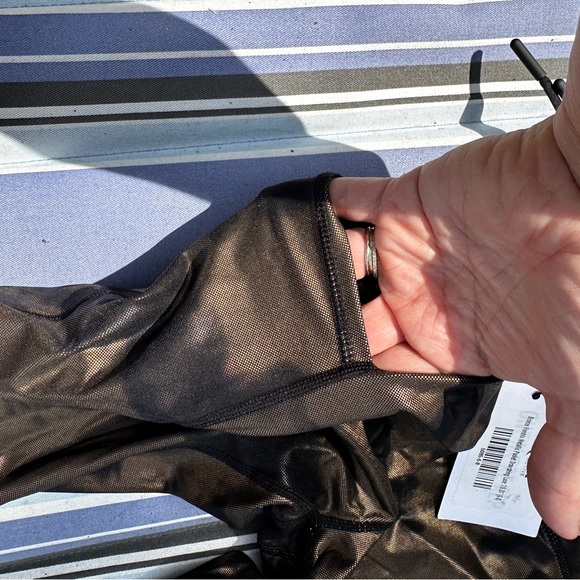 ZYIA Hendrix Bronze Metallic Pocket Drawstring  Luxe 7/8 6-8 - Picture 4 of 6